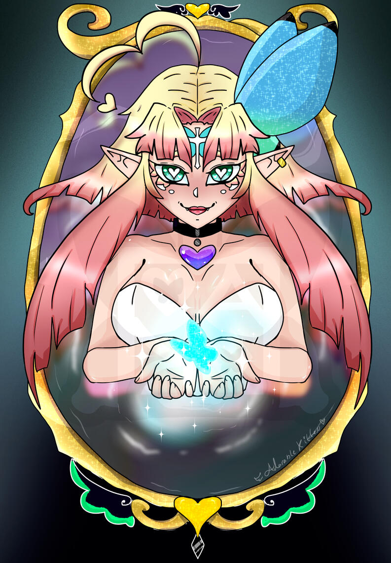 Princess Ari Kazumi with a Soul Butterfly