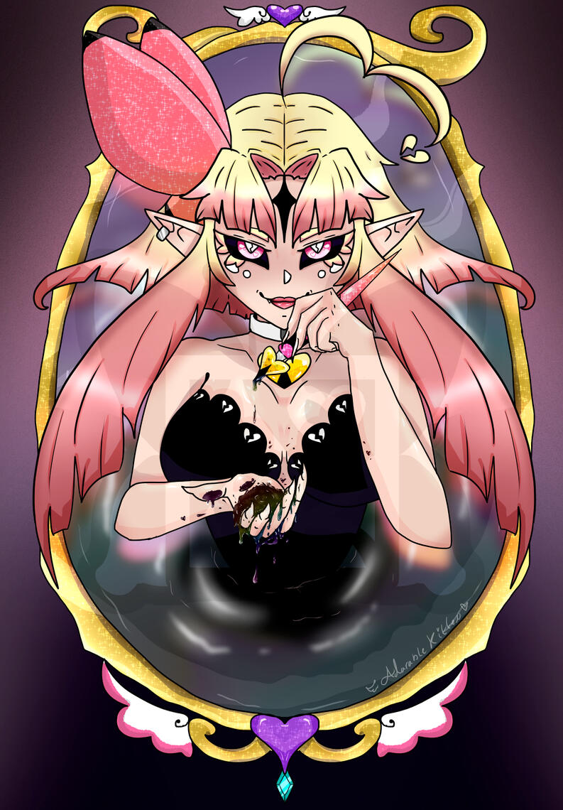 Queen Ira Imuzak with nightmare ink pen Queen Ira Imuzak with nightmare ink pen